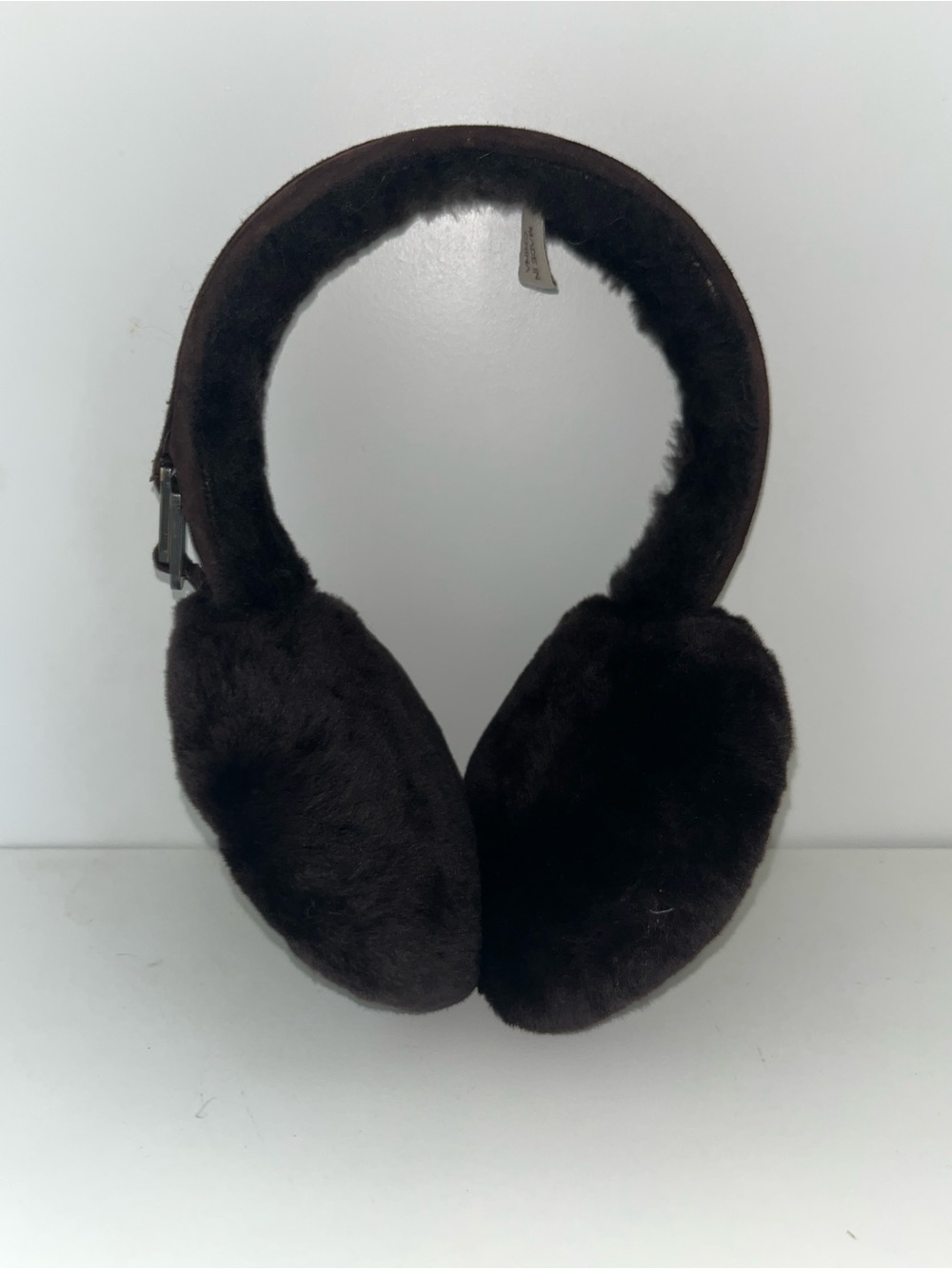 UGG Dark Brown Plush Over-Ear Headphones